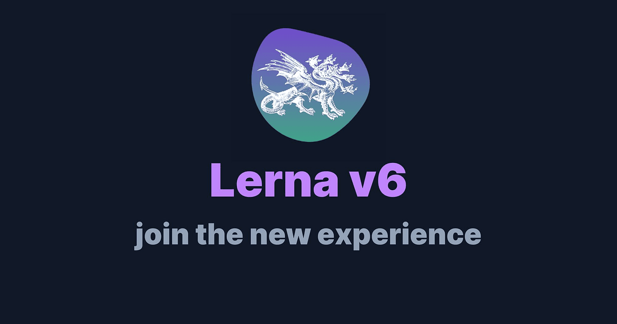 Lerna reborn — What’s new in v6?
